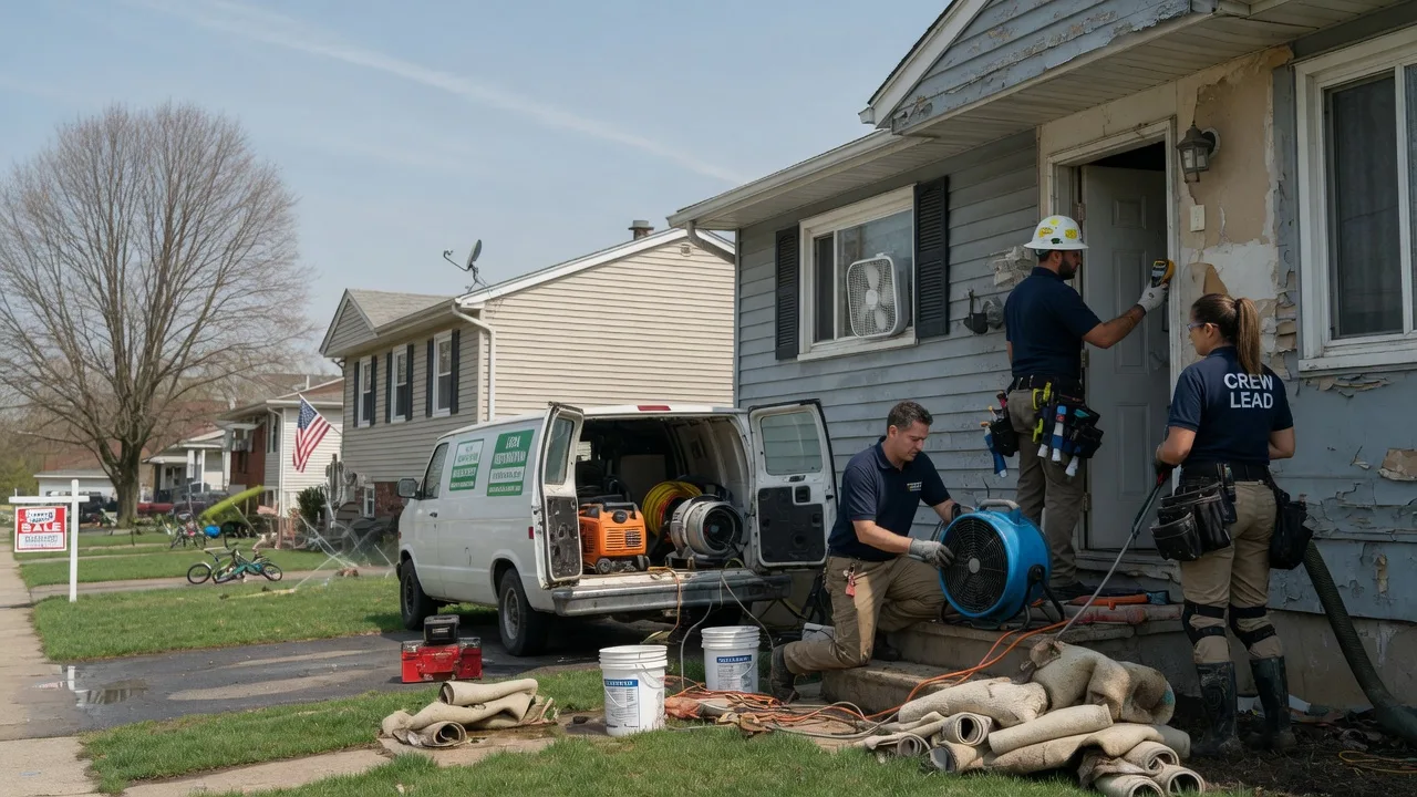 Flood Cleanup in Dorsey, IL near me